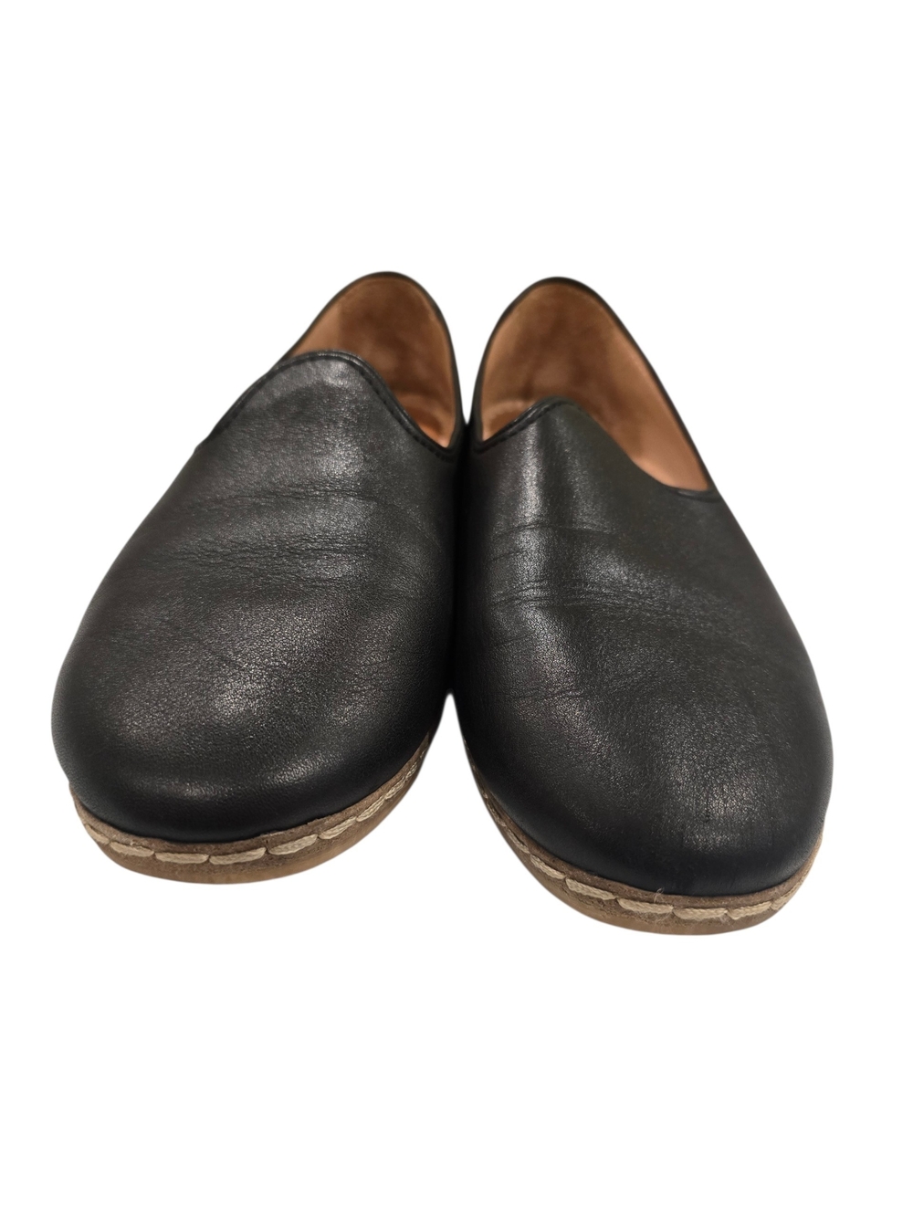 Charix Classic Black Slip-On Leather Loafers Size 42 - Picture 3 of 8
